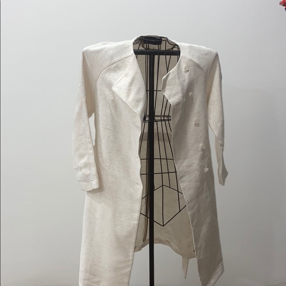 Zara Basic Coat Size Xs - image 4